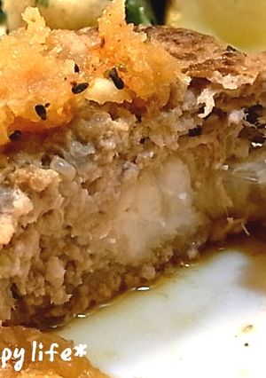 ☆秘密のハンバーグ 梅しそおろしソース☆-レシピのメイン写真