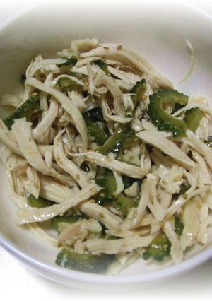 絶賛☆ゴーヤと鶏胸肉の中華風-レシピのメイン写真