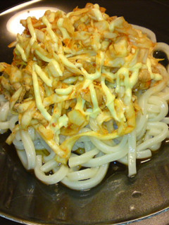 豚キムチぶっかけ冷製うどん-レシピのメイン写真