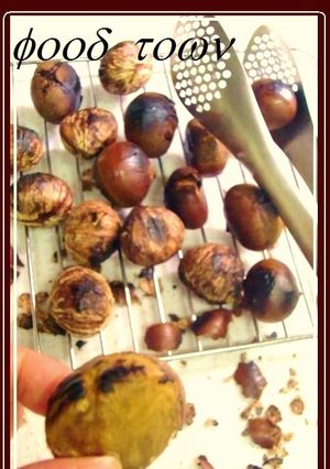 MARRONS CHAUDS~!✿ブランデー漬 焼き栗だよ~♡-レシピのメイン写真