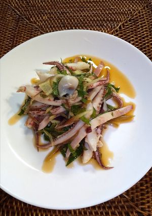 イカ下足の香味野菜ポン酢-レシピのメイン写真