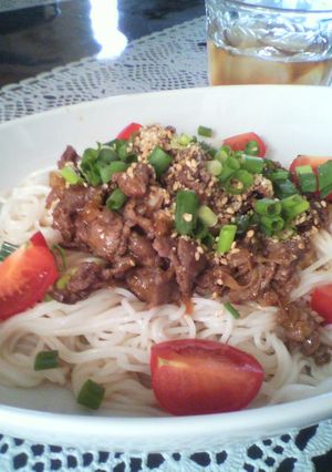 ピリ辛!のっけそうめん-レシピのメイン写真