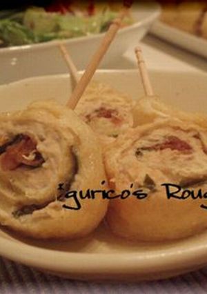 大好評＊梅肉と大葉のつくね巻き＊-レシピのメイン写真