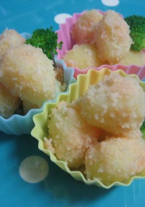 お弁当に♪ピンクのこふきいも-レシピのメイン写真