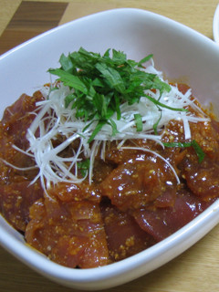 韓国風まぐろヅケ丼-レシピのメイン写真