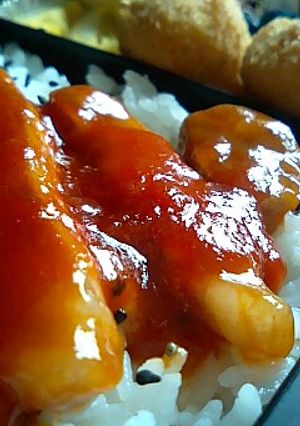 【簡単】豚ロース肉のケチャップ煮-レシピのメイン写真