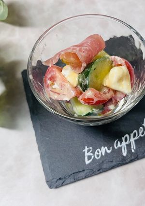 きゅうりとトマトのイタリアンサラダ-レシピのメイン写真