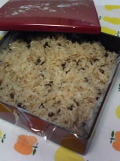 小豆がおいしいお赤飯♪-レシピのメイン写真