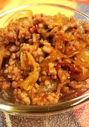 子供大好きご飯の友*豚挽き肉の甘辛肉味噌-レシピのメイン写真
