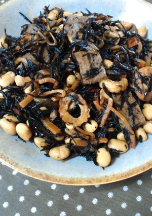 ひじきと大豆の煮物-レシピのメイン写真