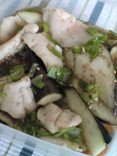 胸肉と茄子のレンジ蒸し☆-レシピのメイン写真