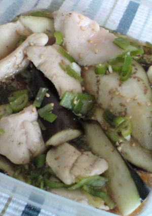 胸肉と茄子のレンジ蒸し☆-レシピのメイン写真