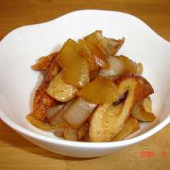 รูปของ 激安！ちくわと玉ねぎの炒め煮☆
