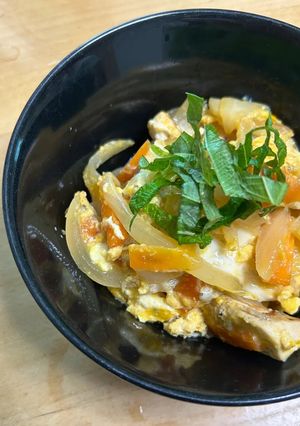 玉ねぎと木綿豆腐の卵炒め-レシピのメイン写真