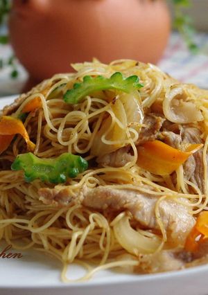 ＊＊素麺とゴーヤのオイスターソース炒め＊-レシピのメイン写真