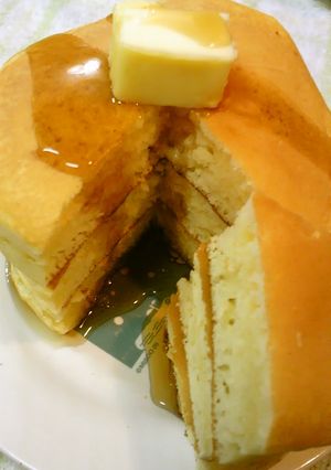 この分厚さに感激!絵本のホットケーキ-レシピのメイン写真