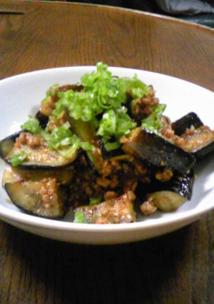 なすの甘辛肉味噌炒め-レシピのメイン写真