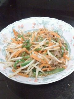 簡単!もやしと残り野菜の味噌炒め-レシピのメイン写真