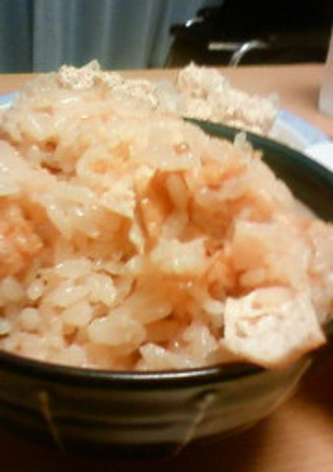 榎揚げの炊き込みご飯-レシピのメイン写真