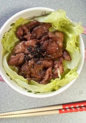 豚肉から揚げの甘辛丼-レシピのメイン写真