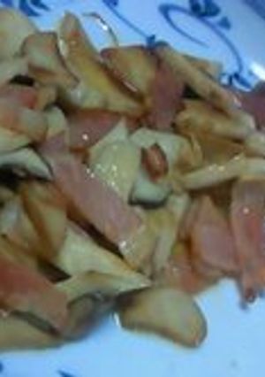 エリンギとベーコンのバター炒め-レシピのメイン写真