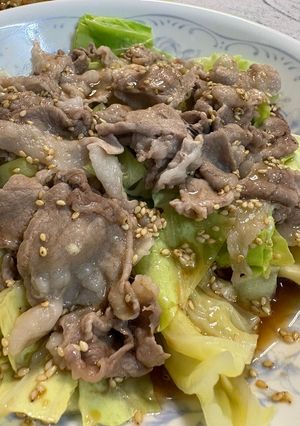 巻かない豚バラ肉のさっぱりレンチン-レシピのメイン写真