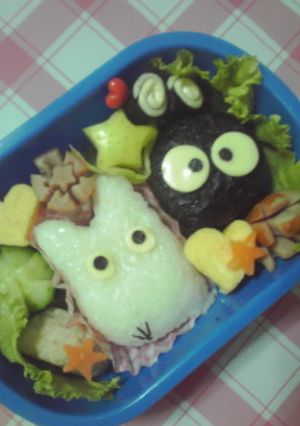 簡単♪キャラ弁☆小トトロ☆-レシピのメイン写真