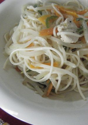 そうめんで野菜たっぷりヘルシー豆乳パスタ-レシピのメイン写真