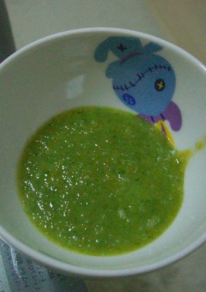 離乳食初期　水菜と人参のおかゆ☆-レシピのメイン写真