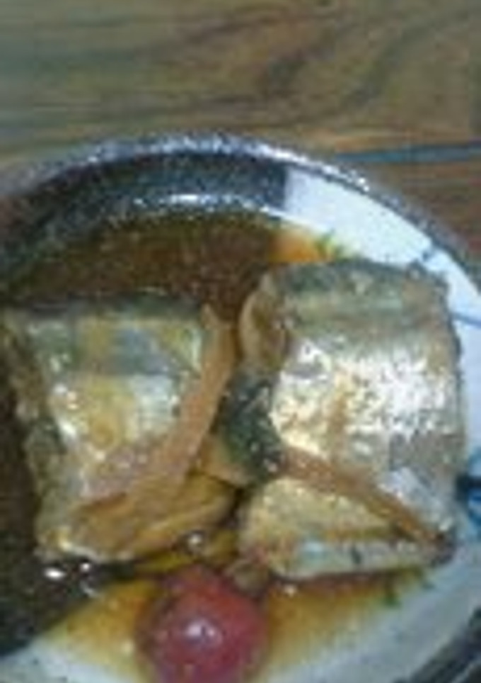 ぎゅっと圧力鍋で秋刀魚さんの梅煮-レシピのメイン写真