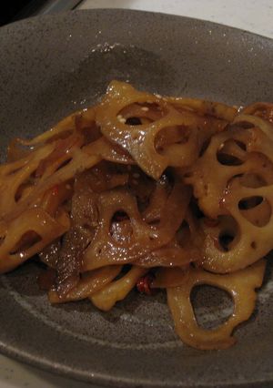 定番！ごはんに合う蓮根のきんぴら-レシピのメイン写真