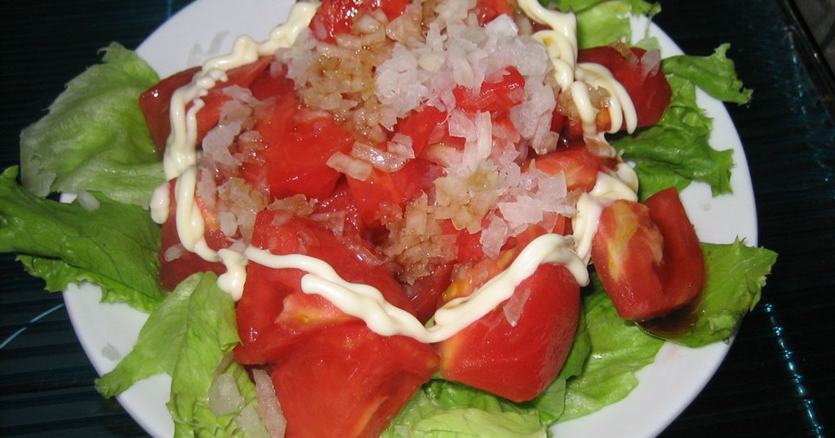 ㋻我が家の定番☆トマトサラダ by 上野食堂 【クックパッド】 簡単