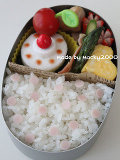 かわいい♪水玉ごはんのお弁当♪-レシピのメイン写真