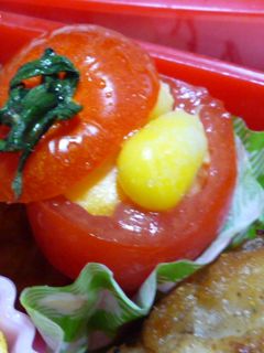 プチトマトの中身は?コーン編-レシピのメイン写真