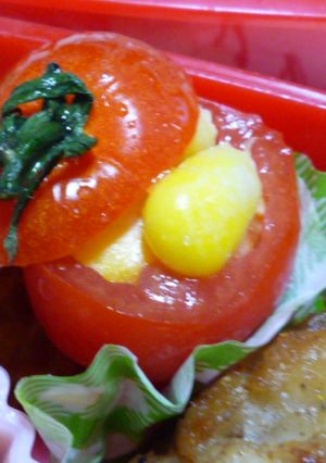 プチトマトの中身は?コーン編-レシピのメイン写真