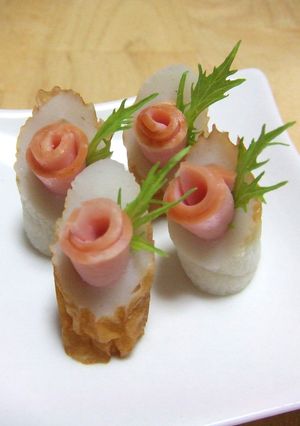 お弁当♪　ローズちくわ-レシピのメイン写真