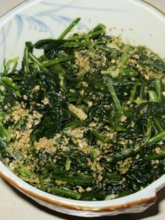 超・簡単 ほうれんそうのホットサラダ 1-レシピのメイン写真