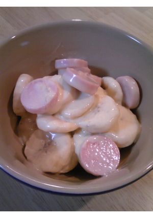 驚き!? バナナと魚肉ソーセージのサラダ-レシピのメイン写真