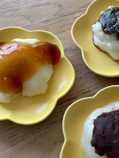 1人分!お餅で和菓子3種-レシピのメイン写真