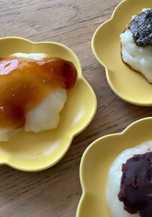 1人分!お餅で和菓子3種-レシピのメイン写真