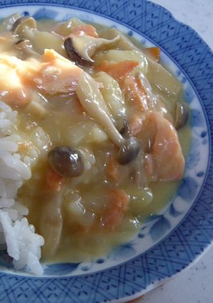 秋の味覚タップリ暖かシチュー-レシピのメイン写真