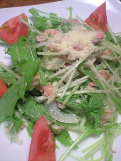 水菜のツナチーサラダ-レシピのメイン写真