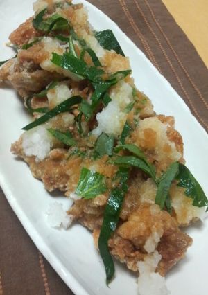鶏のからあげ〜梅酢ｿｰｽ〜-レシピのメイン写真