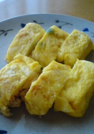 オムレツの具で✿卵焼き-レシピのメイン写真