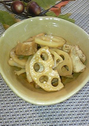 厚揚げとレンコンのきんぴら煮♪-レシピのメイン写真