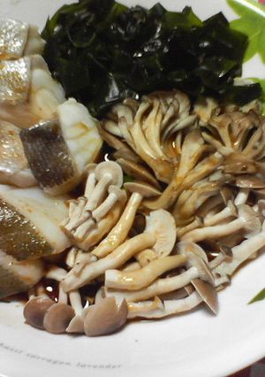 レンジで簡単！タラときのこの酒蒸し-レシピのメイン写真