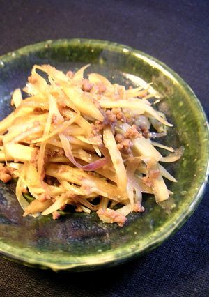 秋味きんぴら-レシピのメイン写真