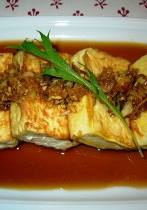 豆腐のステーキ・黒酢ソース-レシピのメイン写真