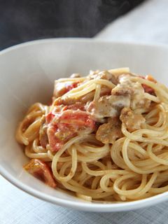 トマトとウニのクリームパスタ-レシピのメイン写真