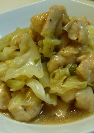 鶏むねとキャベツのとろっとろ煮♪-レシピのメイン写真